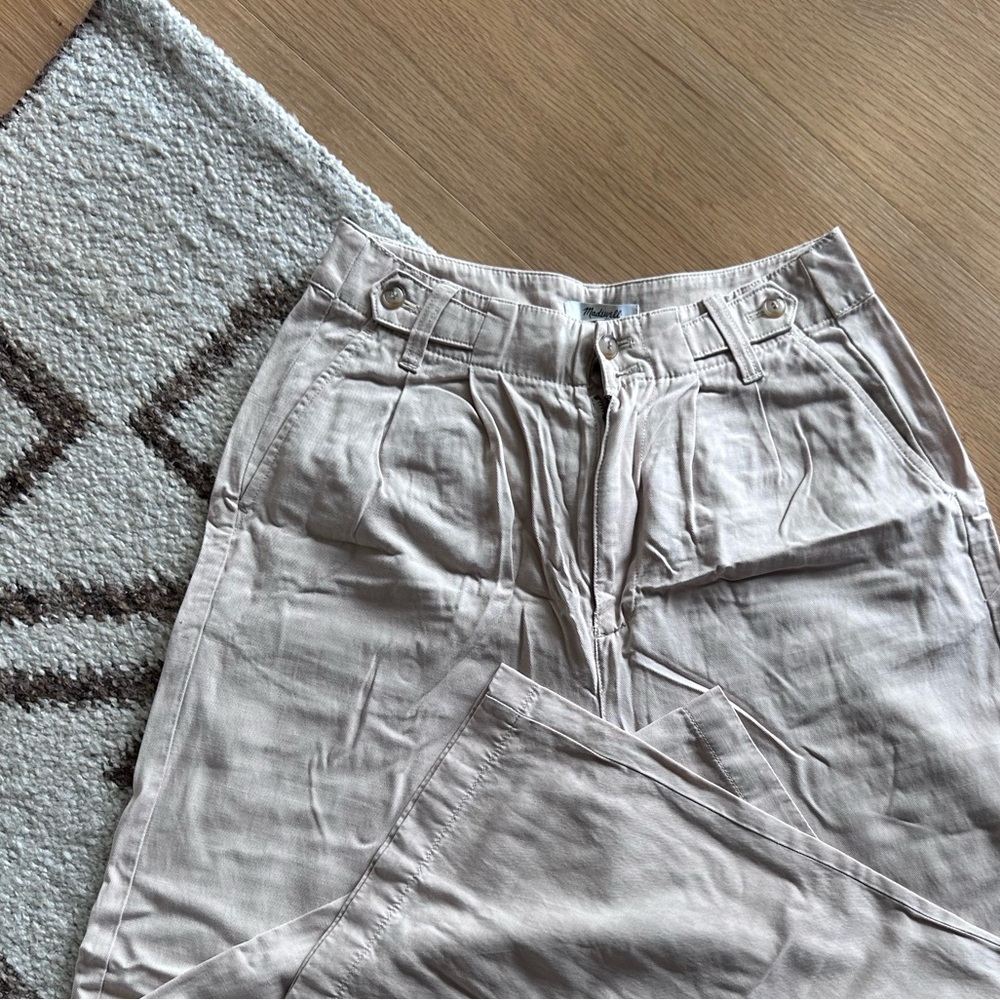 Madewell wide leg trousers